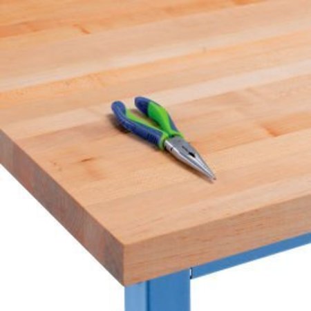 JOHN BOOS & CO Global Industrial„¢ Workbench Top, Maple Butcher Block Square Edge, 72"W x 36"D x 1-3/4" Thick IST022-O